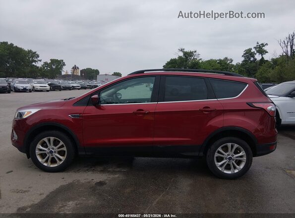 1FMCU9GD1JUB01536 2018 FORD ESCAPE Red 360 interior view