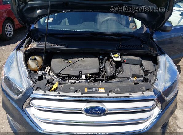 1FMCU9GD1JUB75779 2018 FORD ESCAPE Синий Вид сзади