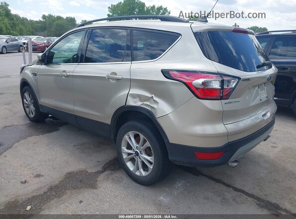 1FMCU9GD1JUD50564 2018 FORD ESCAPE Beige Rear left