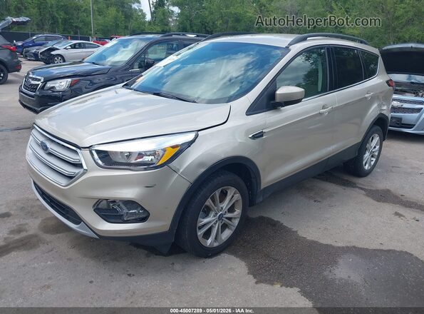 1FMCU9GD1JUD50564 2018 FORD ESCAPE Beige Front left