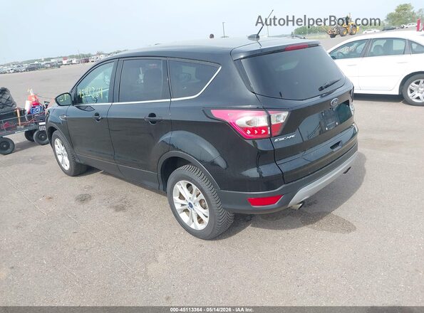 1FMCU9GD2HUF08274 2017 FORD ESCAPE Black Trasero izquierdo