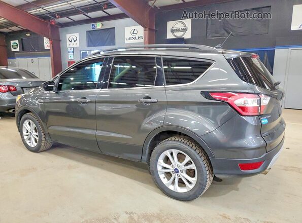 1FMCU9GD2JUA38673 2018 FORD ESCAPE Gray 