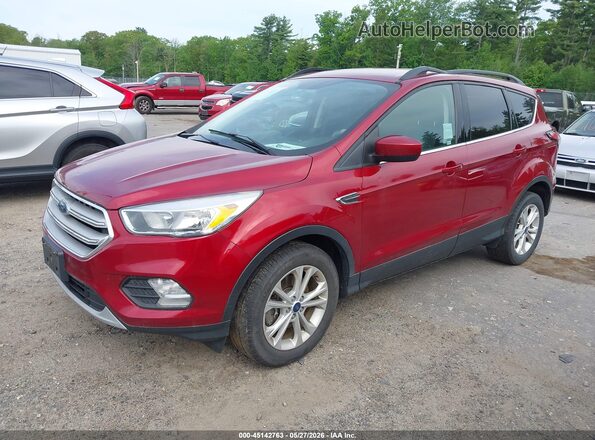 1FMCU9GD2JUB54925 2018 FORD ESCAPE Red Առջևի ձախ երեք քառորդ տեսարան