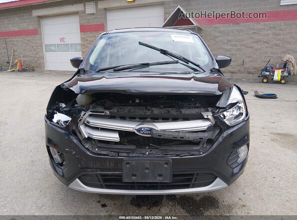 1FMCU9GD2KUB17858 2019 FORD ESCAPE Черный Вид задней части салона