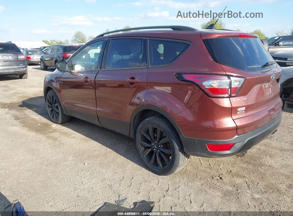 1FMCU9GD3JUB99971 2018 FORD ESCAPE Burgundy Trasero izquierdo