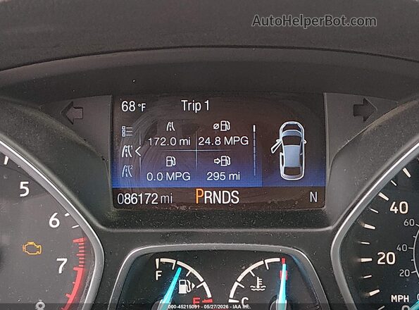 1FMCU9GD3KUA96258 2019 FORD ESCAPE Gray 