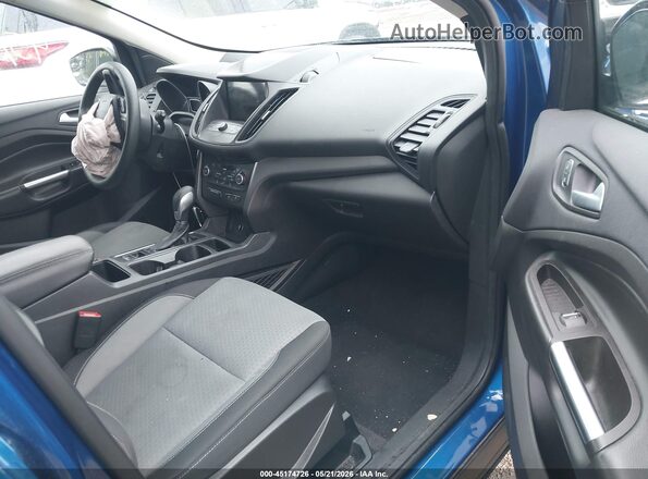 1FMCU9GD3KUC14860 2019 FORD ESCAPE Blue Widok wnętrza z przodu