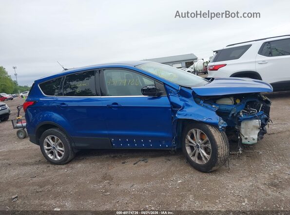 1FMCU9GD3KUC14860 2019 FORD ESCAPE Blue Widok wnętrza z tyłu