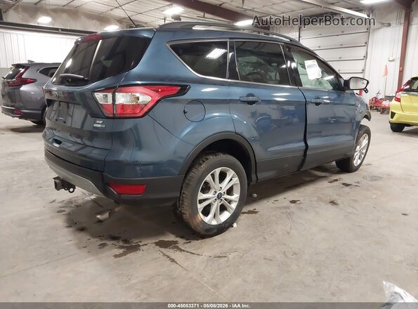 1FMCU9GD4JUC28815 2018 FORD ESCAPE Blue Trasero derecho