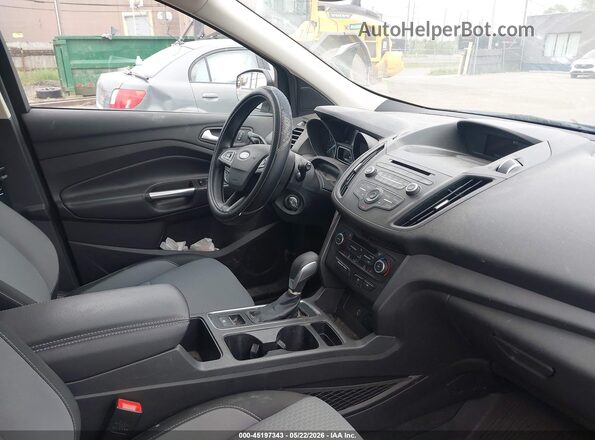 1FMCU9GD4JUD35847 2018 FORD ESCAPE Gray Vista interior delantera