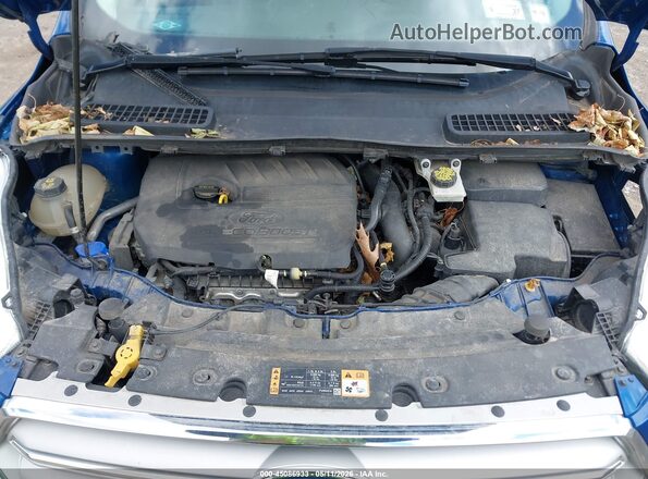 1FMCU9GD5JUA73840 2018 FORD ESCAPE Синий Вид сзади