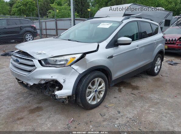 1FMCU9GD5JUC37393 2018 FORD ESCAPE Gray Przód lewy
