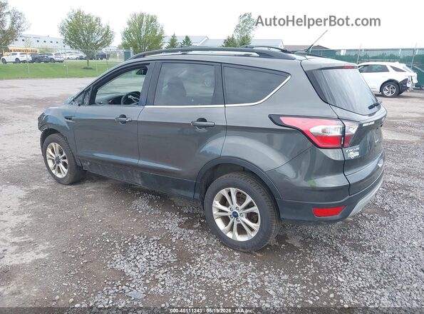 1FMCU9GD5JUD07233 2018 FORD ESCAPE Gray Tył lewy
