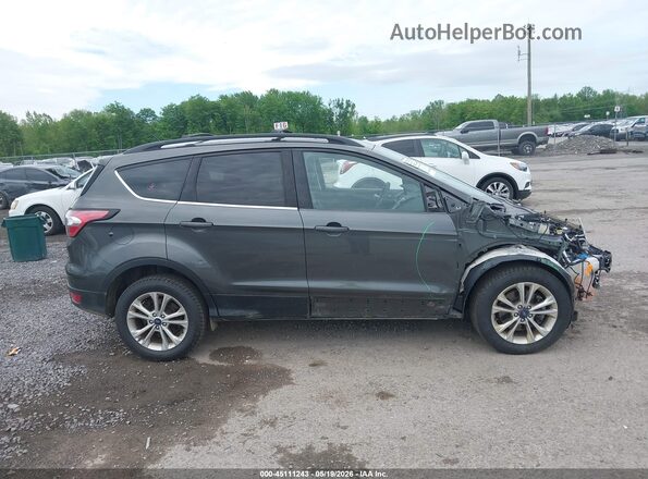 1FMCU9GD5JUD07233 2018 FORD ESCAPE Gray Widok wnętrza z tyłu