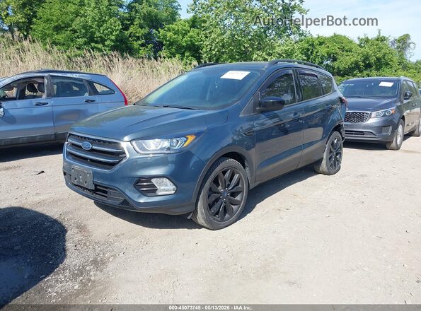 1FMCU9GD5KUB80596 2019 FORD ESCAPE Gray წინა მარცხენა ხედი სამი მეოთხედიდან