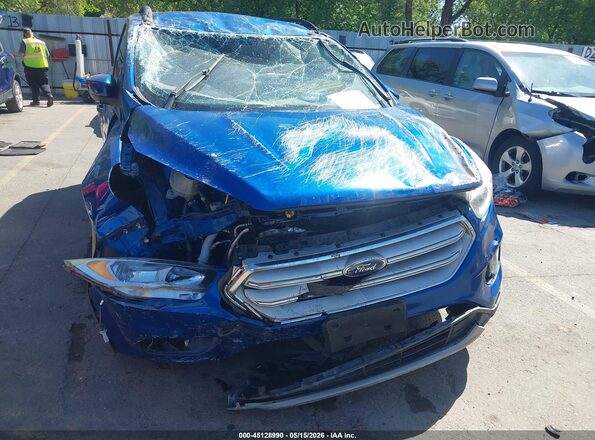 1FMCU9GD6JUC49956 2018 FORD ESCAPE Blue წინა ხედი