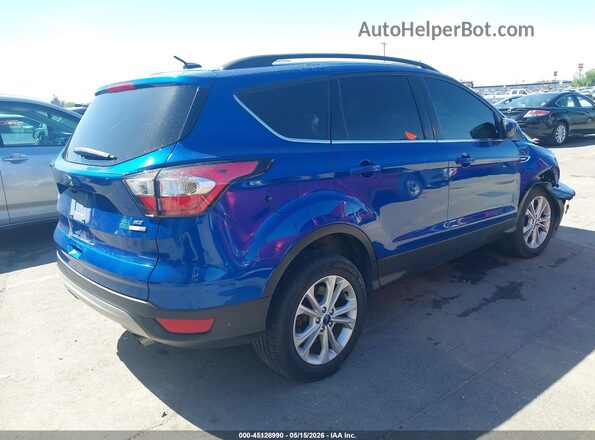 1FMCU9GD6JUC49956 2018 FORD ESCAPE Blue უკანა მარჯვენა