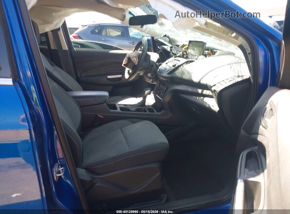1FMCU9GD6JUC49956 2018 FORD ESCAPE Blue წინა სალონის ხედი