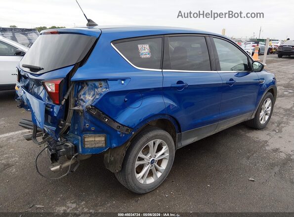 1FMCU9GD6KUB59207 2019 FORD ESCAPE Blue Задня права чверть