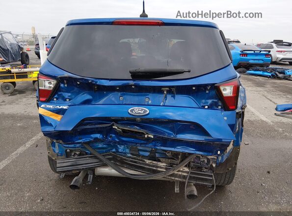1FMCU9GD6KUB59207 2019 FORD ESCAPE Blue Вид спереду