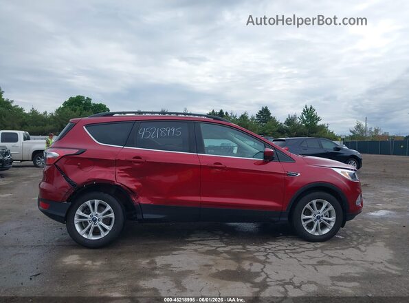 1FMCU9GD8JUC46444 2018 FORD ESCAPE Red Սալոնի 360 աստիճան տեսք