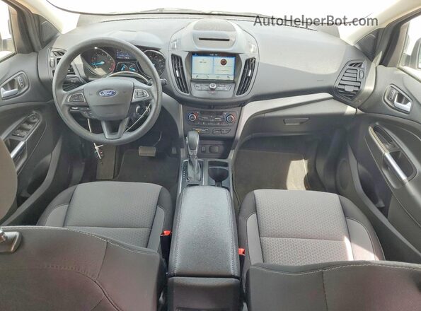 1FMCU9GD9JUC06499 2018 FORD ESCAPE White Вид панелі приладів