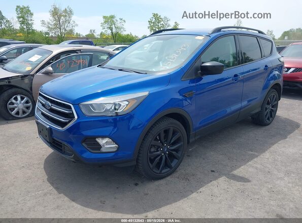 1FMCU9GD9JUD56399 2018 FORD ESCAPE Blue Передня ліва чверть