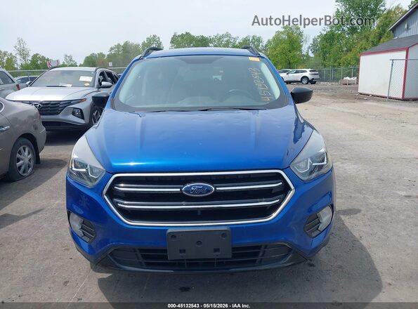 1FMCU9GD9JUD56399 2018 FORD ESCAPE Blue Вид щитка приладів