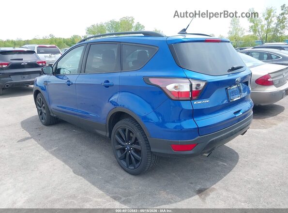 1FMCU9GD9JUD56399 2018 FORD ESCAPE Blue Задня ліва чверть