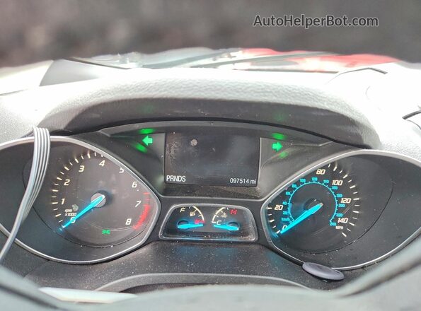1FMCU9GX2GUB57178 2016 FORD ESCAPE White Vista del cuadro de instrumentos