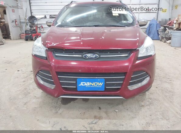 1FMCU9GX7GUB33006 2016 FORD ESCAPE Burgundy Vista del cuadro de instrumentos