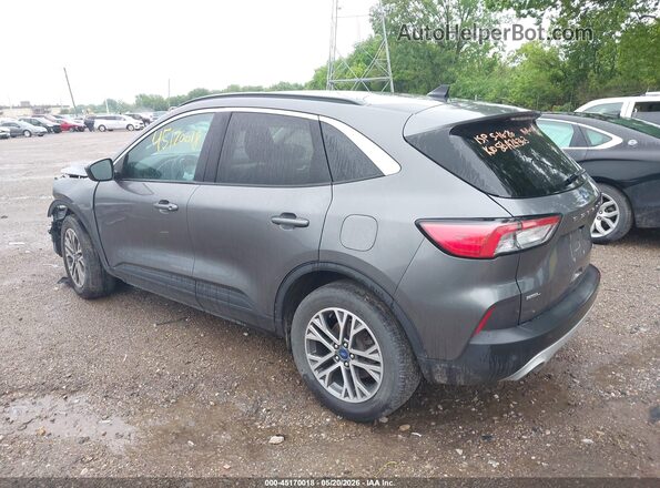 1FMCU9H6XMUA24363 2021 FORD ESCAPE Gray Задня ліва чверть