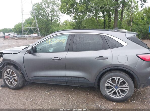 1FMCU9H6XMUA24363 2021 FORD ESCAPE Gray Вид задньої частини салону