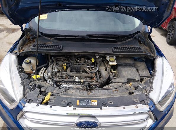 1FMCU9HD8KUC03691 2019 FORD ESCAPE Blue Rear view