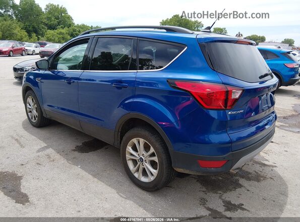 1FMCU9HD8KUC03691 2019 FORD ESCAPE Blue Rear left