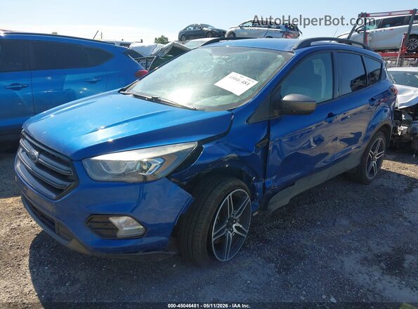 1FMCU9HD8KUC57136 2019 FORD ESCAPE Синий Передняя левая четверть