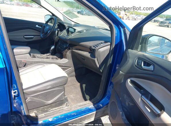 1FMCU9HD8KUC57136 2019 FORD ESCAPE Синий Вид салона спереди