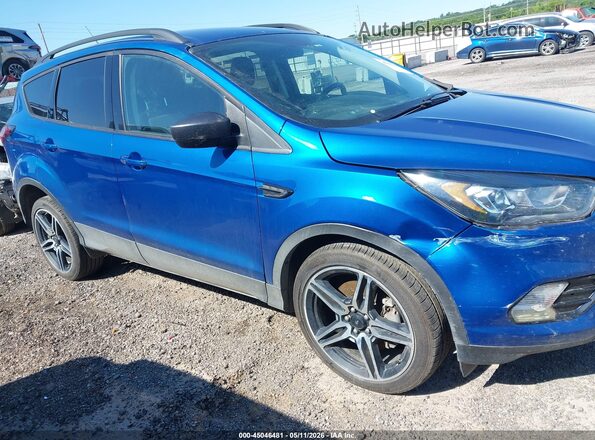1FMCU9HD8KUC57136 2019 FORD ESCAPE Синий Панорамный вид салона 360°