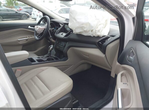 1FMCU9HDXJUB21525 2018 FORD ESCAPE White წინა სალონის ხედი