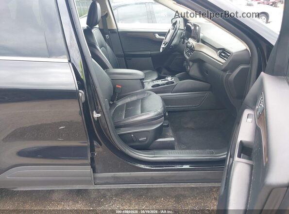 1FMCU9J91LUA73681 2020 FORD ESCAPE Black Widok wnętrza z przodu