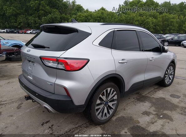 1FMCU9J91LUB20238 2020 FORD ESCAPE Silver Задня права чверть