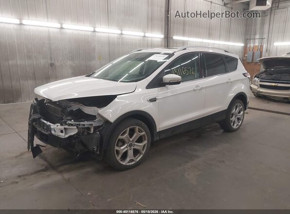 1FMCU9J93JUB35949 2018 FORD ESCAPE White Przód lewy