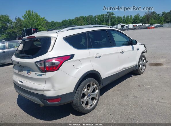 1FMCU9J94HUB85074 2017 FORD ESCAPE Белый Задняя правая четверть