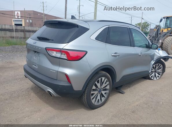 1FMCU9J95NUB55707 2022 FORD ESCAPE Серебряный Задняя правая четверть