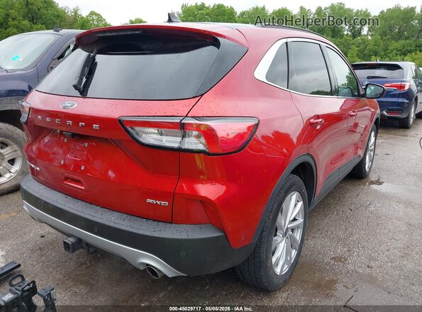 1FMCU9J96MUA63164 2021 FORD ESCAPE Red Trasero derecho