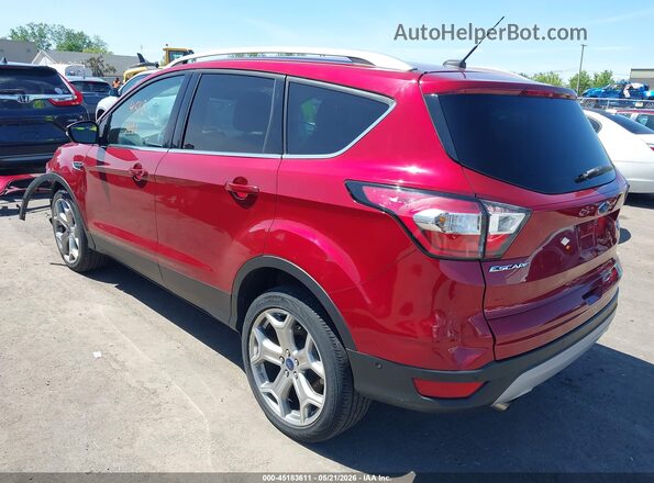 1FMCU9JD2HUA48073 2017 FORD ESCAPE Red Հետևի ձախ