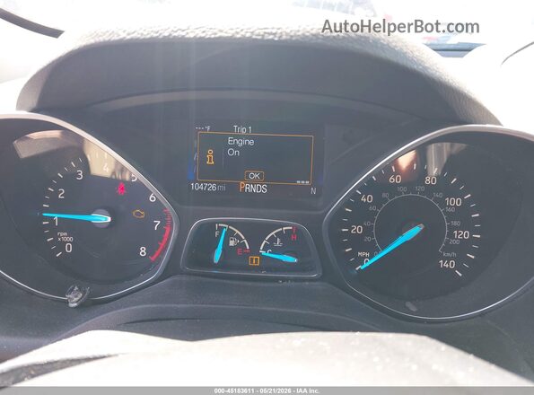1FMCU9JD2HUA48073 2017 FORD ESCAPE Red Հետևի նստատեղերի տեսք