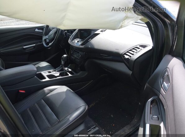 1FMCU9JD4HUB98072 2017 FORD ESCAPE Gray წინა სალონის ხედი