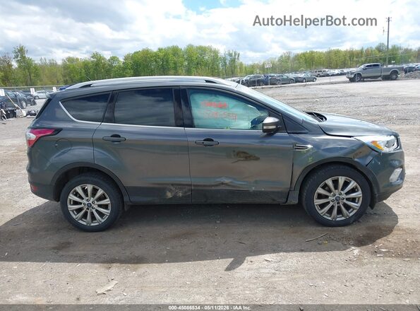1FMCU9JD4HUB98072 2017 FORD ESCAPE Gray უკანა სალონის ხედი