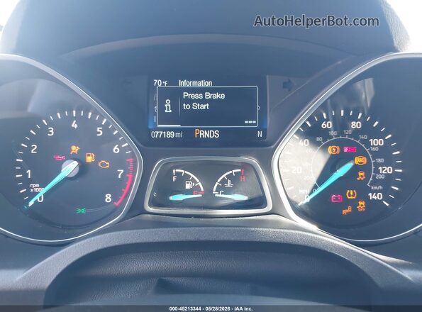 1FMCU9JD4HUE55215 2017 FORD ESCAPE Gray Вид задніх сидінь